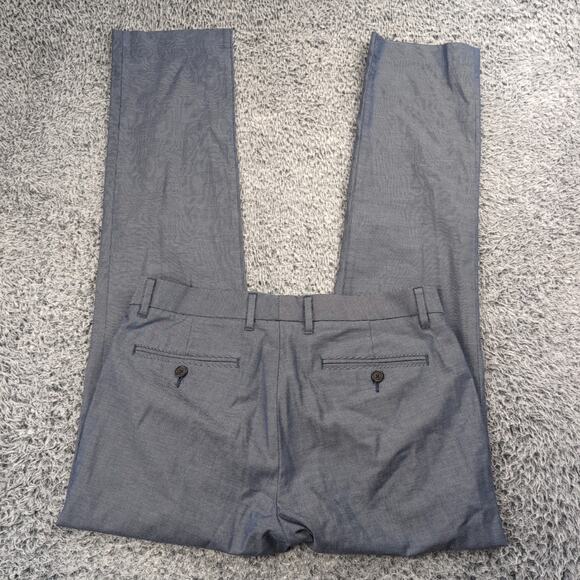 Bonobos Pants Men 32x32 Blue Stretch Wednesday Work Chino Straight Classiccore - Picture 1 of 10